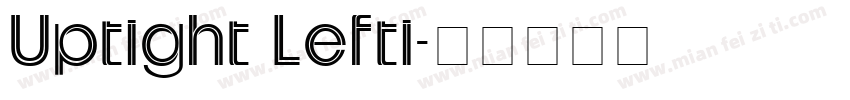 Uptight Lefti字体转换